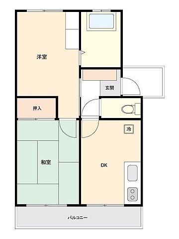 間取り 三和コーポ3 4階/-