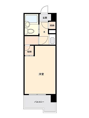 間取り 豊国スカイマンション大分 3階/-