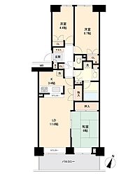 間取図画像 3LDK