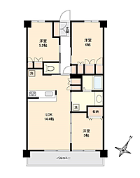 間取図画像 3LDK