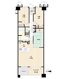 レイディアント横濱ユーロヒルズ 3LDKの間取図画像