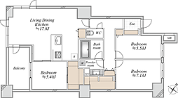 間取図画像 3LDK