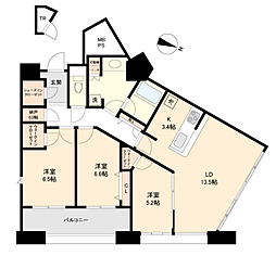 間取図画像 3LDK