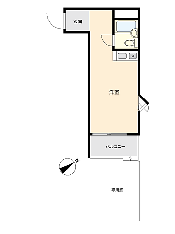 間取り ハイシティ南青山ＮＯ1 1階/-