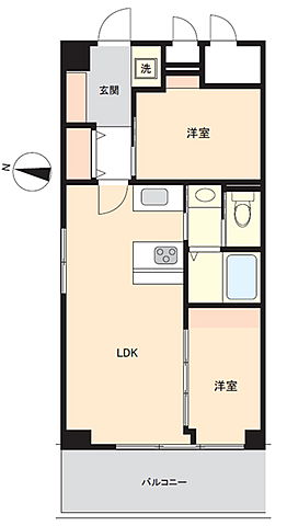 間取り ハイネスロフティ 5階/-