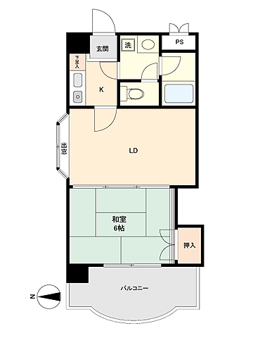 間取り 別府ダイカン 4階/-