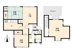 グレード1逗子 3LDKの間取図画像