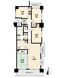 ユニーブル栄イースト 4LDKの間取図画像