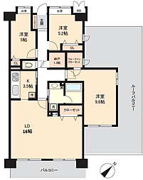間取図画像 3SLDK
