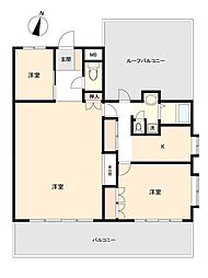 佐智マンション 3Kの間取図画像