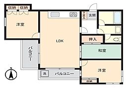 ファイン宜野湾 3LDKの間取図画像