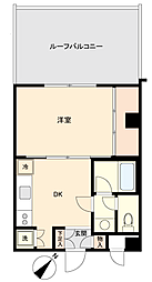 日神パレステージ志村坂下 1DKの間取図画像
