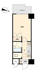 信開ウェラコート駅北 1Kの間取図画像