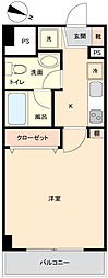 ダイアパレス井土ヶ谷 1Kの間取図画像