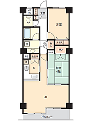 パシフィックヴィラ佐島 2LDKの間取図画像
