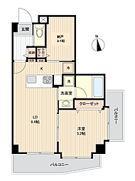 サンパーク練馬 1SLDKの間取図画像
