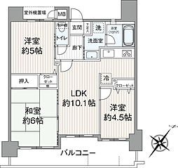 間取図画像 3LDK