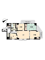 ライオンズヒルズ習志野 3LDKの間取図画像