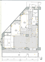 ライオンズヒルズ妙蓮寺 3LDKの間取図画像