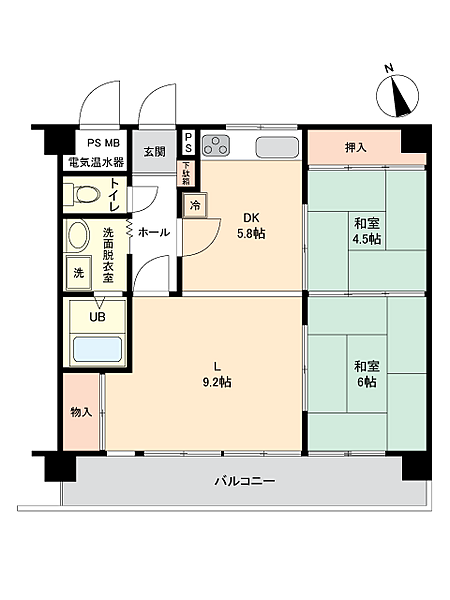 間取りを拡大表示