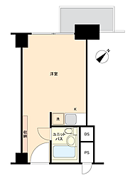 アルベルゴ御茶ノ水 ワンルームの間取図画像