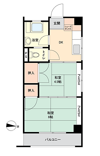 間取りを拡大表示