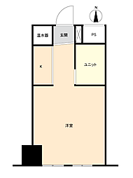 ユニーブル新栄 ワンルームの間取図画像