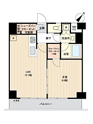 コーヅ白金台 1LDKの間取図画像