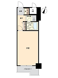ダイアパレス仙台中央 1Kの間取図画像