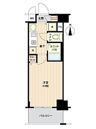 ライジングコート名古屋駅前東 1Kの間取図画像