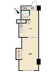 プラザローヤル5 1DKの間取図画像