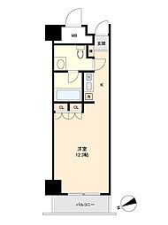スマートヴィレッジ稲毛B棟 ワンルームの間取図画像
