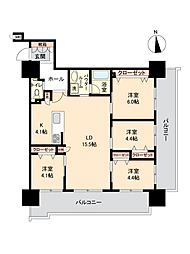 アレイール浦添リヴィスタ 4LDKの間取図画像