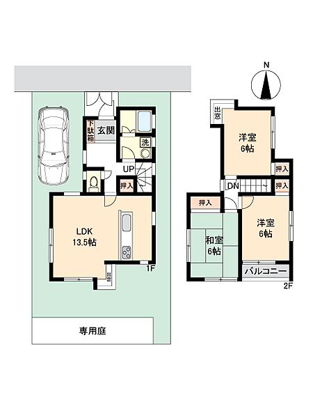 間取りを拡大表示