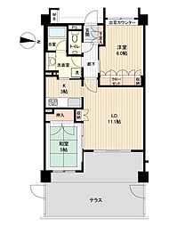 ミレニアムレジデンス箱根 2LDKの間取図画像