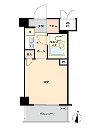ライオンズマンション川崎第16 ワンルームの間取図画像