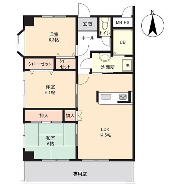 間取りを拡大表示
