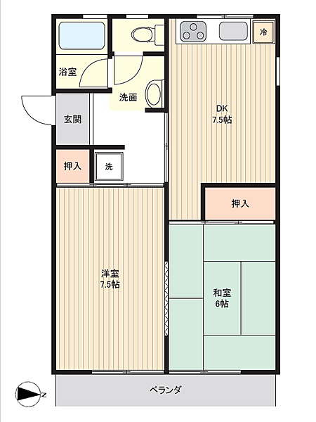 間取りを拡大表示