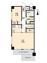 ライオンズマンション新小岩第6 1LDKの間取図画像