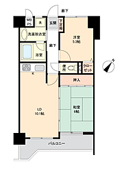ダイアパレス長崎ステーションプラザ 2LDKの間取図画像