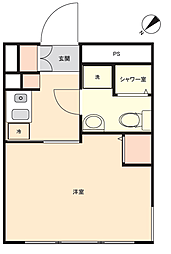 メゾン・ド・目白台 ワンルームの間取図画像