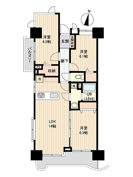 間取りを拡大表示