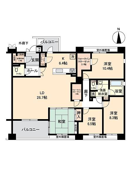 間取りを拡大表示
