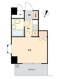 グリーンプラザ亀有 1Kの間取図画像