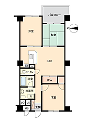 ヴィラ平作茶屋 3LDKの間取図画像