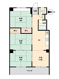 メゾン振甫 4DKの間取図画像