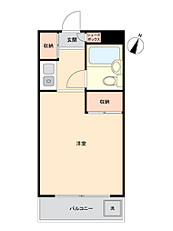 ソアール第2川口 ワンルームの間取図画像