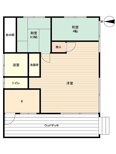 間取りを拡大表示