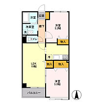 アビリアなごみ  ｜ 東京都小平市上水本町2丁目（賃貸マンション2LDK・3階・50.22㎡） その2