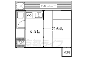 石川ハイツ（上高野） 305 ｜ 京都府京都市左京区上高野諸木町（賃貸マンション1K・3階・18.00㎡） その2